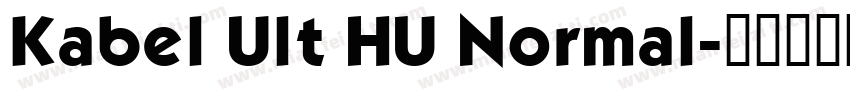 Kabel Ult HU Normal字体转换